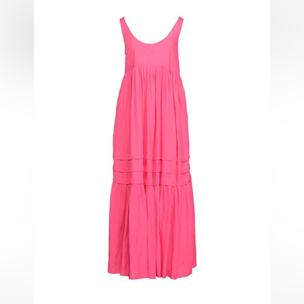 SOLID & STRIPED Pink maxi